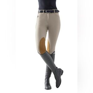 THE TAILORED SPORTSMAN Trophy Hunter Mid-Rise Front-Zip Breech Pants Equestrian